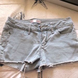 Denim shorts